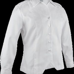 Original Garrison Collection US Defence Agency White Dress Long Sleeve Shirt 16L